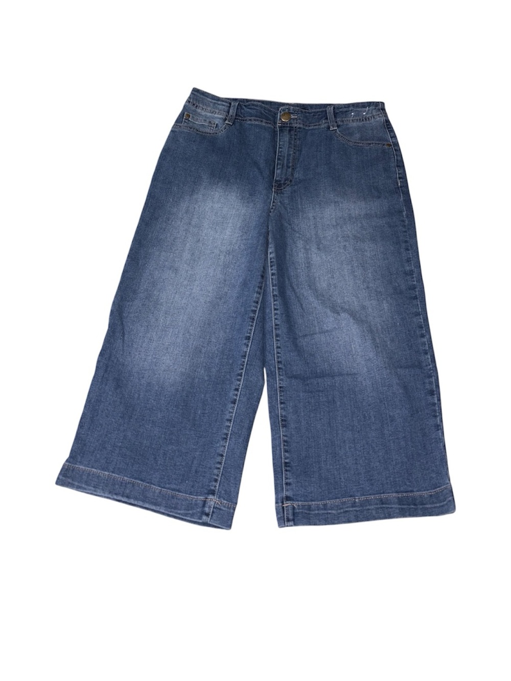 d. jeans Light Blue Denim Capris